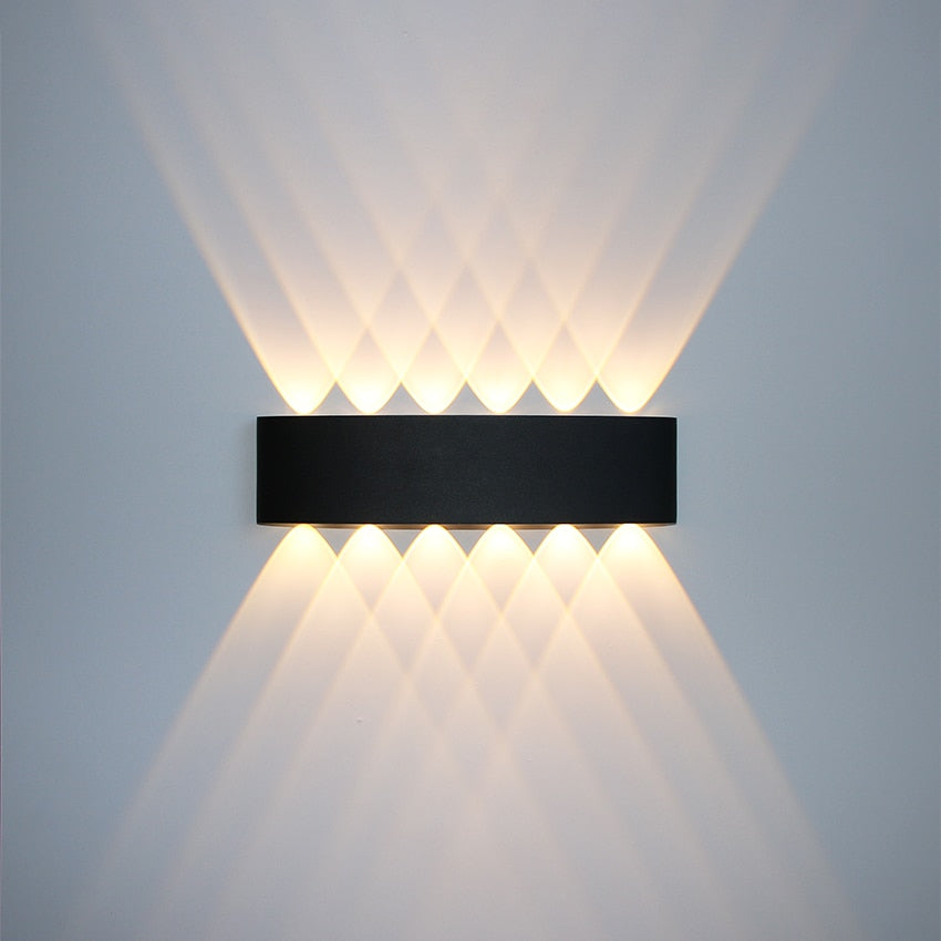 LED Wall Light Outdoor Waterproof IP65 Porch Garden Wall Lamp &amp;amp; Indoor Bedroom Bedside Decoration Lighting Lamp Aluminum