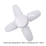 38W Super Bright LED Light Bulbs Industrial Lighting E27 Ceiling Fan LED Garage Light Deformable Folding Lamp for Workshop Home