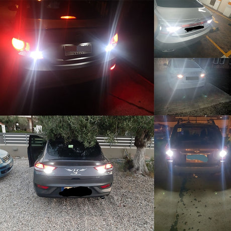 K a t u r 2Pcs 1200Lm T15 W16W LED Canbus Bulbs 920 912 4014SMD White 12V LED Reversing lights for BMW Mercedes Benz W203 W211 W204