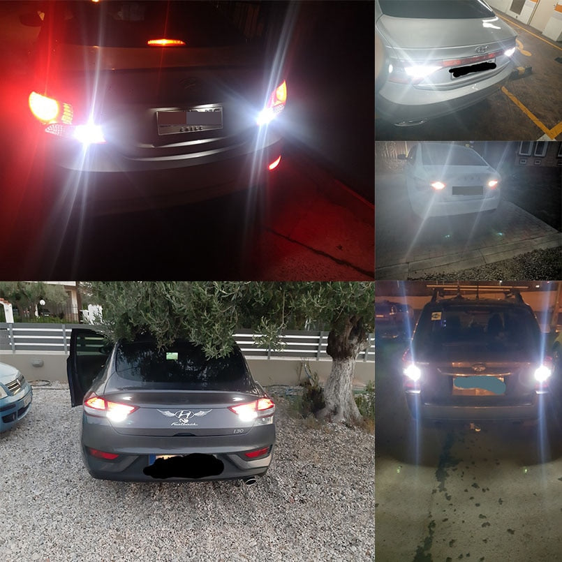 K a t u r 2Pcs 1200Lm T15 W16W LED Canbus Bulbs 920 912 4014SMD White 12V LED Reversing lights for BMW Mercedes Benz W203 W211 W204