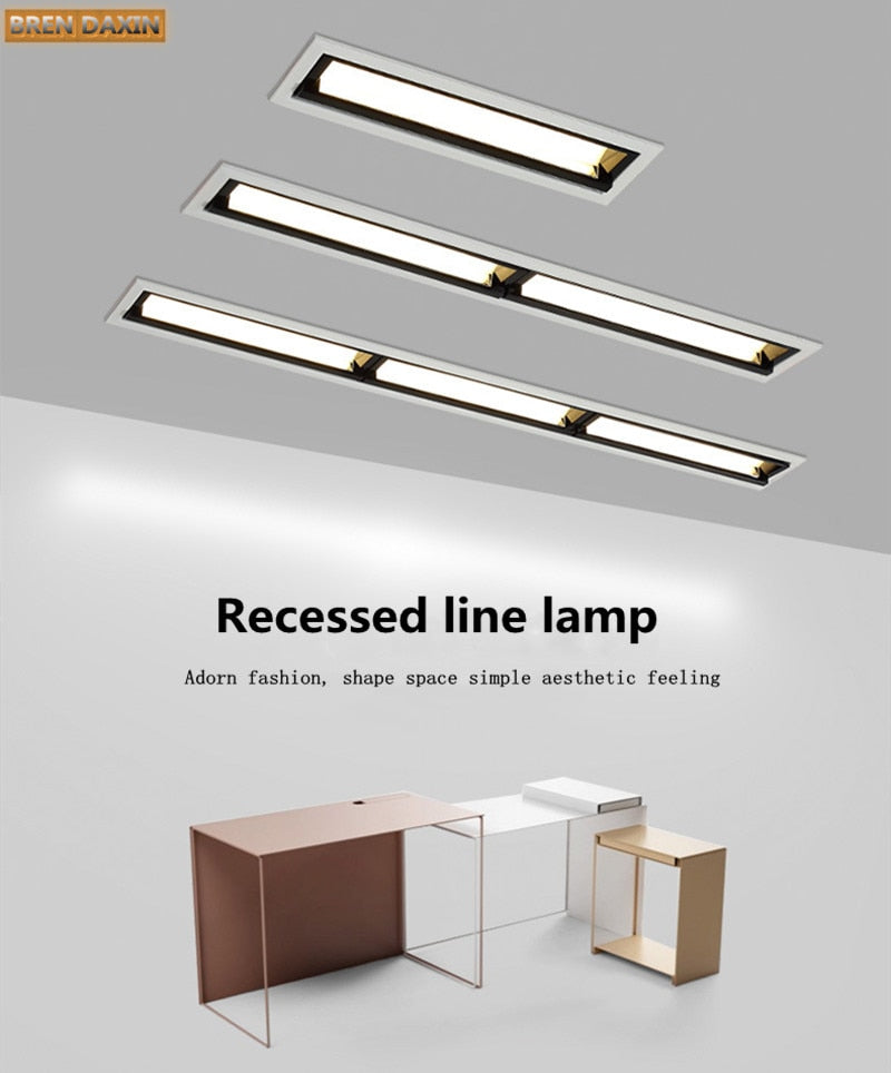 Dimmable LED Ceiling Spot Lights LED Downlights 10W20W30W COB Recessed Square AC85V~265V LED Strip Lights Indoor Lighting