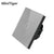 EU Standard Touch Switch 1 Gang 1 Way wall Light Touch Screen Switch Crystal Glass Panel With LED