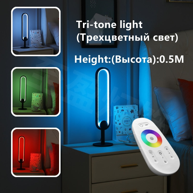 Home Decorations Night Light Rgb Standing Lamps for Living Room Bedroom Floor Modern Table Lamp Smart APP Lamp Remote Control