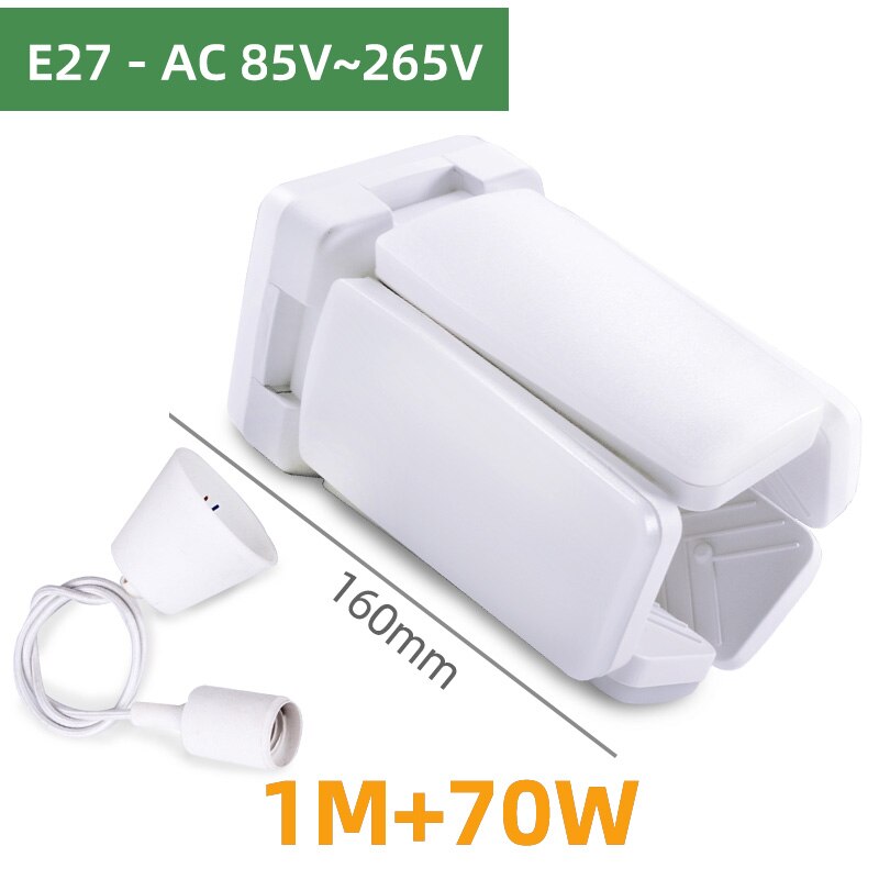 Kaguyahime 1/2pcs LED E27 Bulb 40W Football Bulb AC 85-265V Foldable Fan Blade Bulb Spotlight Lampada For Home Ceiling Light