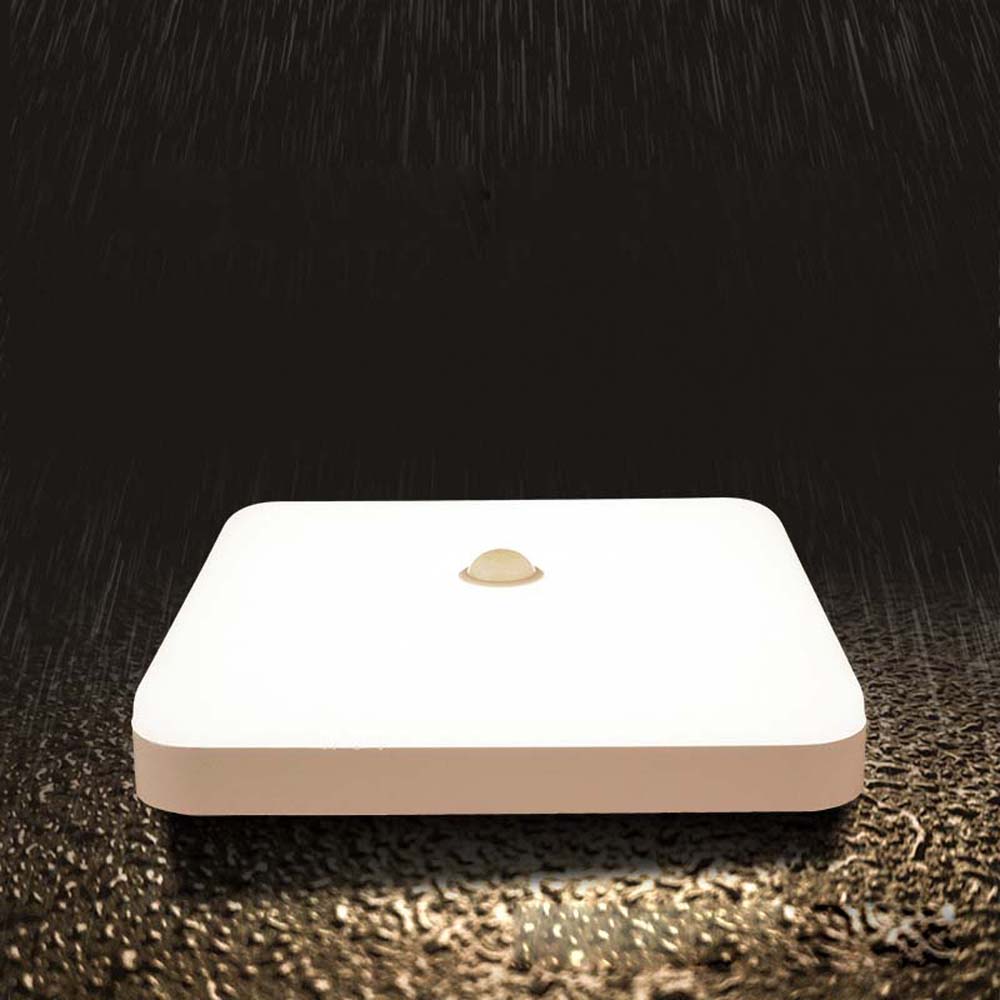 Bedroom Bathroom Ceiling Light Waterproof Motion Sensor Lamp Wall Surface Led Ceiling Light Square Round Panel Indoor Lighting