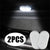 2PCS LED Interior Car Light Wireless Interior Lights Car LED Touch Lights Auto Roof Ceiling Lamp USB Charging Reading Lamps