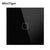 EU Standard Touch Switch 1 Gang 1 Way wall Light Touch Screen Switch Crystal Glass Panel With LED