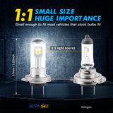 Bevinsee H7 H4 H11 H1 LED Light For Car 9005 HB3 9006 HB4 880 881 H8 LED Fog Light 12V BA20D P15D H3 Motorcycle Light Bulbs A18
