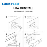 LUCKYLED Modern Led Bathroom Light 8W 12W AC85-265V Wall Lamp Wall Mount Light Fixtures Indoor Sconce Lamp Wall Lights Fixture