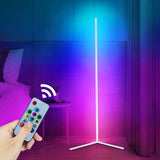 RGB  Floor Lamp Corner Standing Lamps Bedroom LED Bedside Decoration Living Room Art Decor Remote Indoor Party Stand Lighting