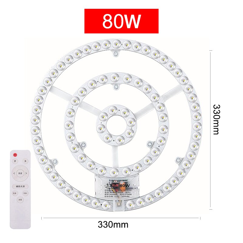Led Panel Board Round Led Module Ceiling Lights Dimmable Panel 220V replacement Led For circle Lamp Ceiling Fan light magnet fix