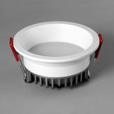 Recessed LED Downlight Anti-glare Black/White Dimmable LED Ceiling Light Bedroom Kitchen Tri-color Light LED Spotlight