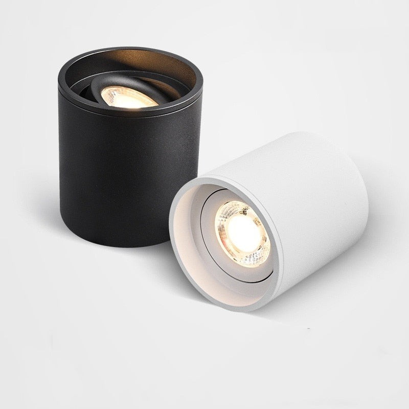 Dimmable round LED Downlights Surface Mounted COB 7W/9W/12W/15W/18W/20W LED Spot lights decoration Ceiling Lamp AC85- 265V