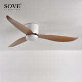 SOVE Modern Led Ceiling Fans With Lights Ceiling Light Fan Lamp Ceiling Fan With Remote Control Decorative BedroomHome 220v