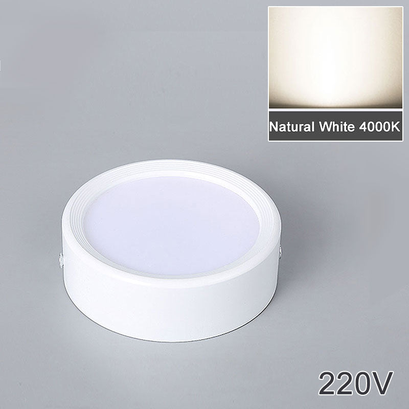 Surface Mounted LED Downlight 5W 7W 9W 12W 15W 18W 220V Ceiling Lamps Ultra Thin Driverless LED Spot Lights Book Rack Lighting