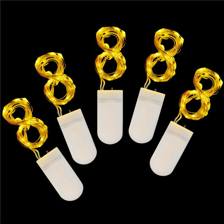 10pcs 5pcs Copper Wire LED String Lights Holiday Fairy Lights Garland Christmas Tree Decors Wedding Party DIY Natal Navi dad 2021