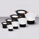 Led Downlight 220v 110v Ceiling Light 3W 5W 7W 9W 12W 15W Recessed Down light Round Led Panel Light Spotlight Indoor Lighting