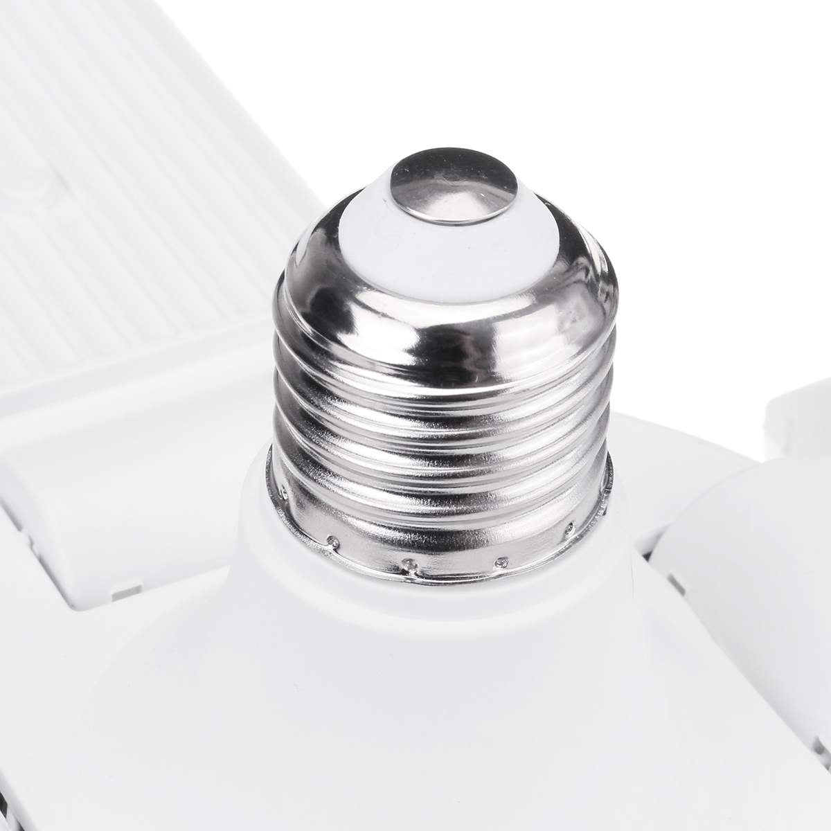 LED Garage Lights Foldable E27 Bulb 4 Adjustable Fan Blades Deformable Workshop Warehouse Ceiling Lighting 6500K AC110-265V