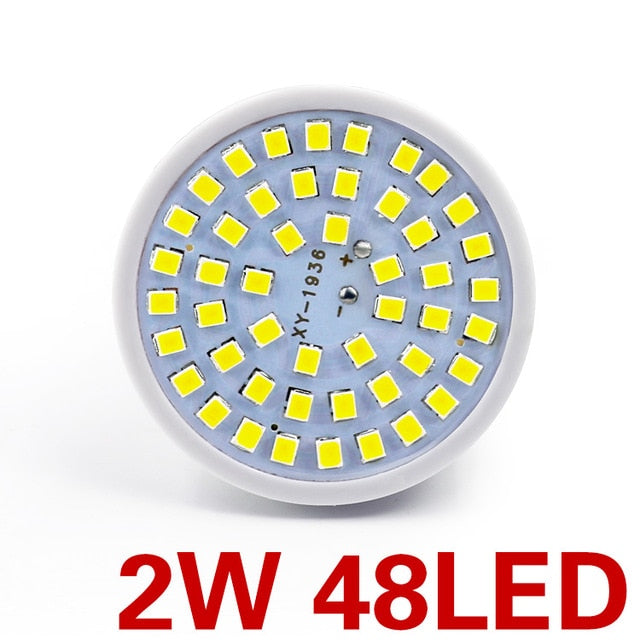 KARWEN Lampada LED Lamp bulb GU10 MR16 6W LED spotlight E27 E14 220V LED Downlight 48 60 80L Lampara LED light bulb for Bedroom