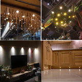 Compact 1W Mini LED Spotlight, Dimmable 12V Recessed Downlight with 15mm Cutout, IP65 Ceiling Lamp for Showcase Display Lighting