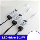 LED Driver 1-3W 4-7W 8-12W 13-18W 18-24W For LEDs Power Supply Unit AC90-265V Lighting Transformers For LED Power Lights