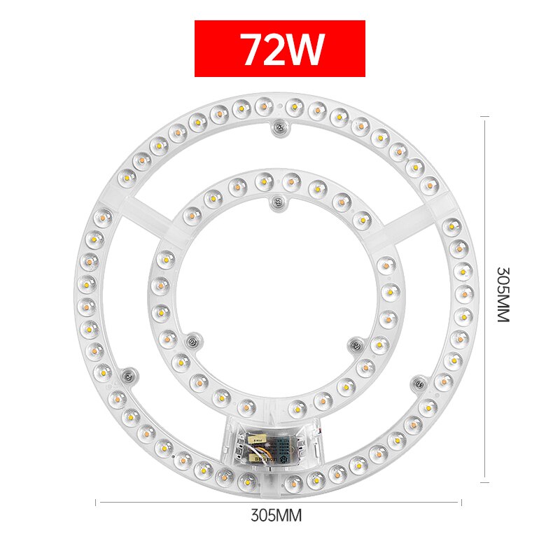 Circular Led Module Red Led Panel Board Round Led Module Ceiling Lights Dimmable Panel 220V re ...
