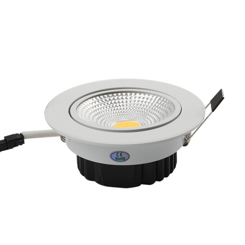 Super Bright Dimmable Led downlight COB Spot Light  5w 7w 9w 12w recessed led spot Lights Bulbs Indoor Lighting