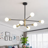 Modern Nordic Sputnik Black Chandeliers LED Lamp Home Lighting Indoor Fixtures Pendant Ceiling Not Included Bulbs 2021 New