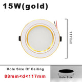 5W 9W 12W 15W 18W White/Warm white LED Spot Lighting Led Bulb For Bedroom Kitchen Diningroom LED Downlight Round Recessed