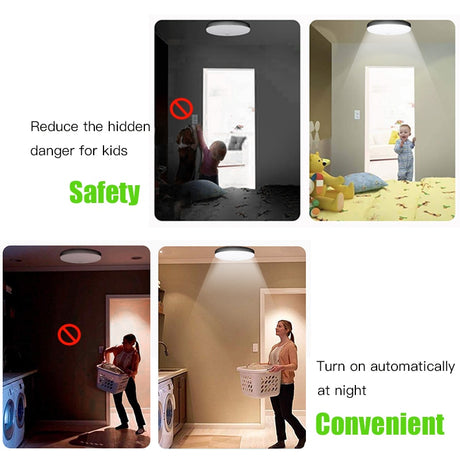 Modern LED Ceiling Lights PIR Motion Sensor Ceiling Lamps 12/18W Night Light Fixtures For Entrance Balcony Corridor Led Lampara