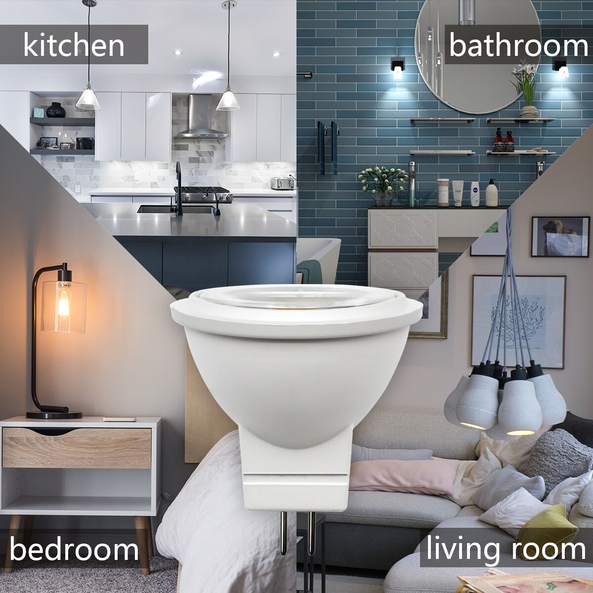 LED Mini COB Spotlight MR11 GU4 12V 3W High light warm white light suitable for kitchen den replacement 20W 50W halogen lamp