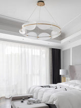 Modern LED Chandelier lighting Living room Novelty Petal Pendant Lamps Bedroom fixtures Nordic deco Dining room Hanging Lights