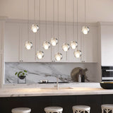 10 Lights Crystal Ball Chandelier LED Hanging Light for Dining Room Stairs Shop Hotel Dimmable Home Lighting