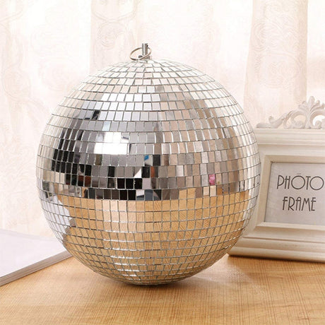 Mirror disco ball stage light rotating glass ball big Party Decorations dj lighting reflection colorful mirror ball