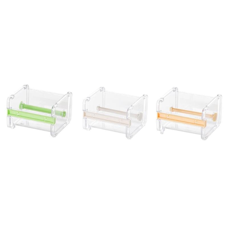 Creative Tape Cutter Set Tape Tool Transparent Tape Holder Tape Dispenser School Supplies Office Stationery