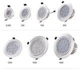 LED SCR Dimming Ceiling Light 3w5w7w9w12w15w18w21w24w High Power Downlight AC85-265v