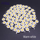 10-100Pcs LED COB Lamp Chip 1W 3W 3.2-3.6V Input 100-220LM Mini LED Bulb Diode SMD For DIY LED Floodlight Spotlight Downlight