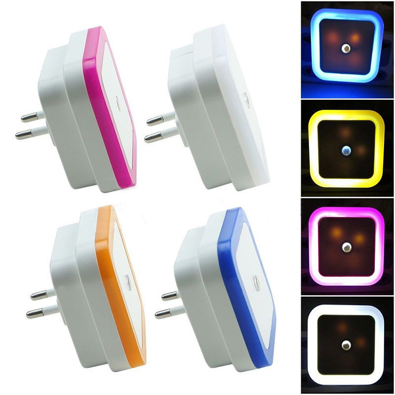 Christmas LED sensor night light for outlet toilet lights Light control US EU plug wall light Baby Sleep bedside lamp Backlight