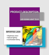 LED Round Panel Ceiling Downlight