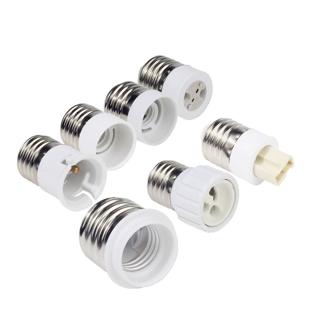 E27 Male to E14 G9 E12 B22 G4 MR16 GU10 E40 Female Lamp Base Lamp Holder Converter Socket Adapter For LED Corn Bulb light