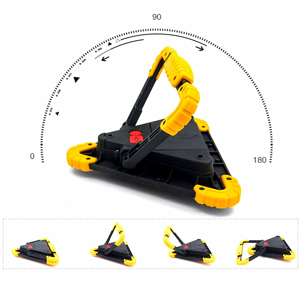 COB LED Work Light Rechargeable Portable Waterproof LED Flood Lights for Outdoor Camping Hiking Emergency Car Repairing Job Site