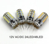 10PCS LED G4 Bulb Mini Corn Bulb DC12V AC/DC12V  220V 24LED/48LED/64LED Cold/Warm White 1W LED or 10W Halogen