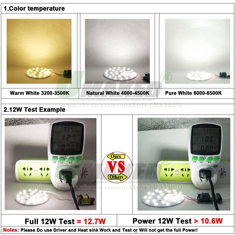 LED PCB SMD5730 Light Source Aluminum Lamp plate 2 3 5 7 9 12 15 18 21 24 30 36 50 70 100W Diy Bulbs Downlight Bay Lights