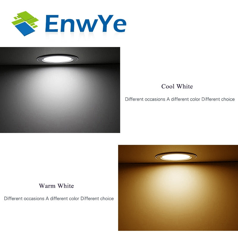 10PCS LED Downlight Ceiling 5W 7W 9W 12W 15W Warm white/cold white led light AC 220V 230V 240V