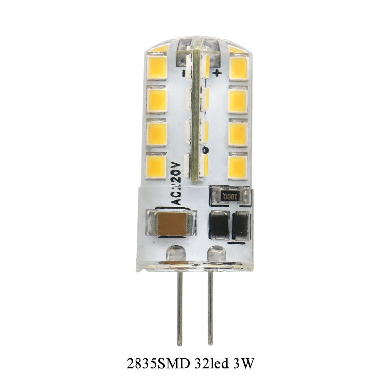 Led Light G4 Led Corn Bulb AC 220V 240V High Power Lamp Silica gel lamps Replace Chandelier Crystal halogen Light