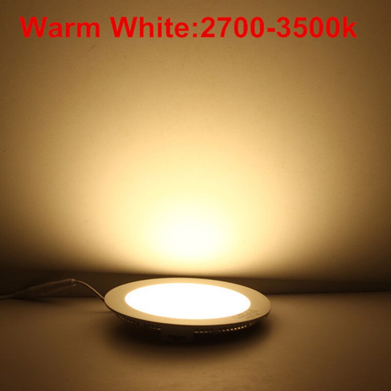 Dimmable LED Downlight 3W 4W 6W 9W 12W 15W 25W Recessed LED Ceiling Panel Light AC85-265V brightness adjustable 1pc free ship