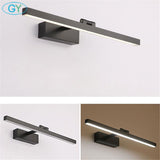 L40cm L60cm L70cm L90cm L110cm LED Wall Lamp Bathroom Mirror Light Waterproof Modern Acrylic Wall Lamp Bathroom Lights AC85-265V