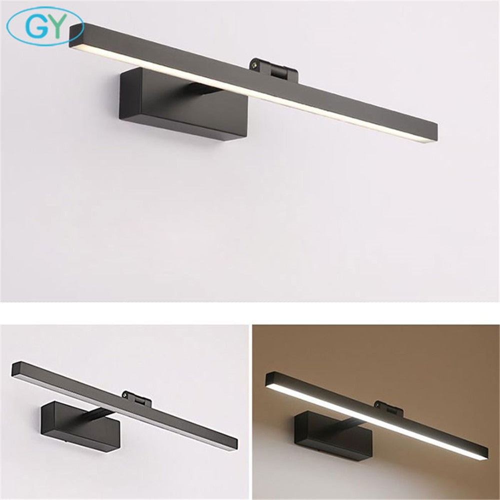 L40cm L60cm L70cm L90cm L110cm LED Wall Lamp Bathroom Mirror Light Waterproof Modern Acrylic Wall Lamp Bathroom Lights AC85-265V