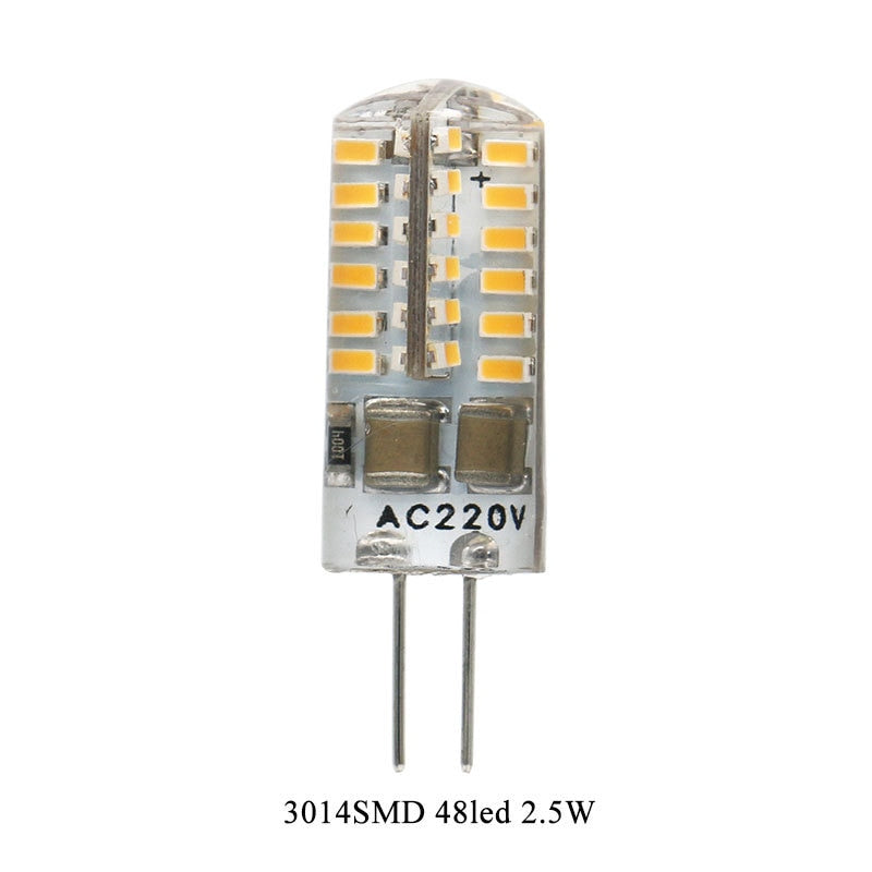 Led Light G4 Led Corn Bulb AC 220V 240V High Power Lamp Silica gel lamps Replace Chandelier Crystal halogen Light