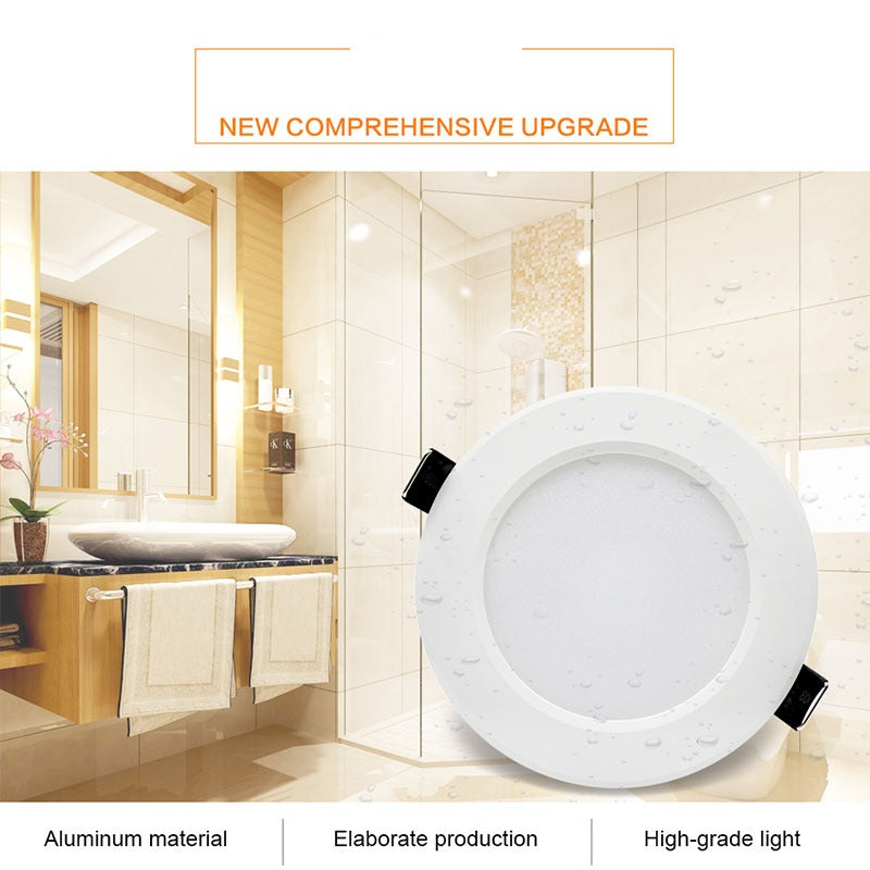 10Pcs Waterproof Dimmable LED Downlight 5W 7W 9W 12W 15W 18W Recessed Spot Light Ceiling Lamp Home Indoor Lighting AC 220V 230V